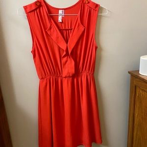 Alya orange/red dress